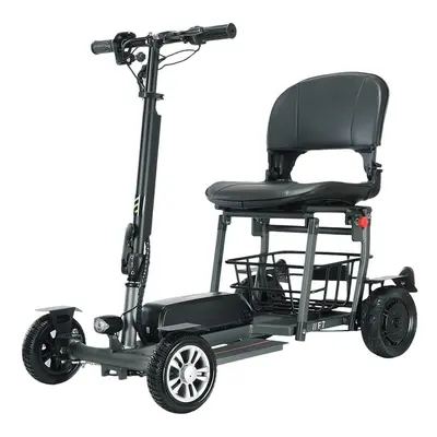 Składana czterokołowa hulajnoga elektryczna z siodełkiem Freejoyer F7, silnik 300W, bateria 36V 