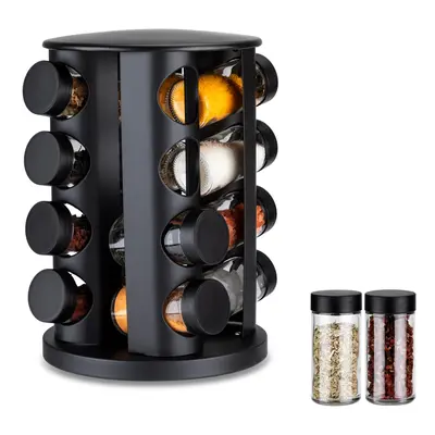 Organizer na przyprawy z obrotową podstawą 16 słoików