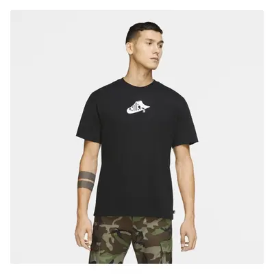 Męski T-shirt do skateboardingu Nike SB - Czerń