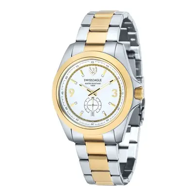 Swiss Eagle Gent's Dufaux Watch with Stainless Steel Bracelet