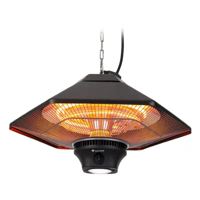 Blumfeldt Heat Hexa, infračervený ohrievač, 800/1200/2000 W, halogén, IP34, LED, bronzový