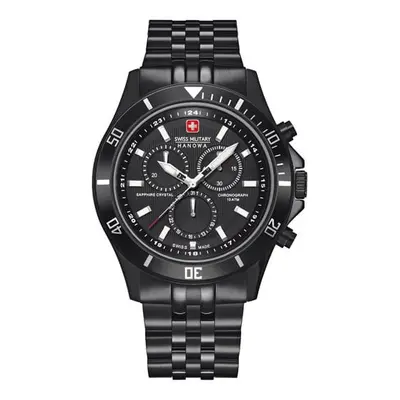 Swiss Military by Hanowa Gent's Flagship Chrono Watch with Stainless Steel Bracelet