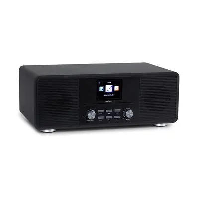 OneConcept Streamo CD, internetové rádio, 2 x 10 W, WLAN, DAB+, FM, CD prehrávač, BT, čierne