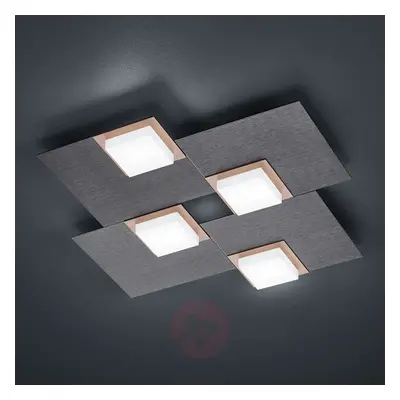 BANKAMP Quadro lampa sufitowa LED 32 W antracyt