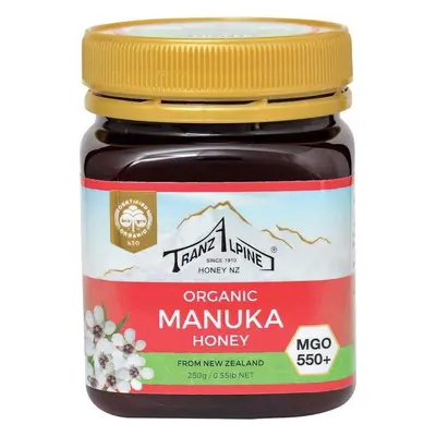 MIÓD MANUKA MGO 550+ BIO 250 g - TRANZALPINE