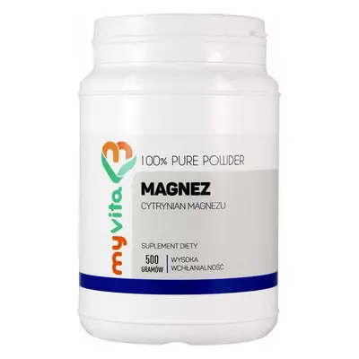 Cytrynian magnezu proszek 500g MyVita