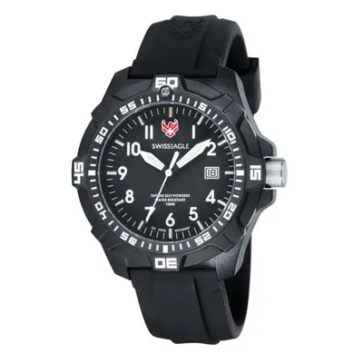 Swiss Eagle Gent's Ever Brite Watch with Silicone Strap