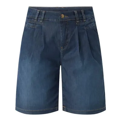 Bermudy z imitacji denimu model ‘Shorty’