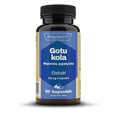 Wąkrotka azjatycka Gotu kola 4:1 ekstrakt 125 mg 90 kapsułek PharmoVit