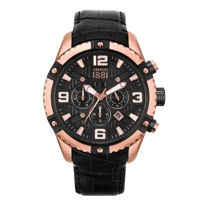 Cerruti 1881 Gent's Laponte Watch with Genuine Leather Strap