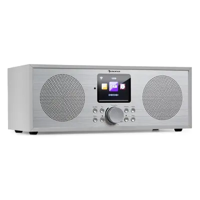 Auna Silver Star Stereo, internetové DAB+/FM rádio, WiFi, BT, DAB+/FM, biele