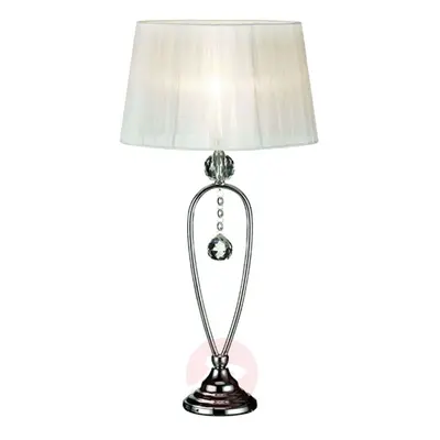 Elegancka lampa stołowa CHRISTINEHOF, biała
