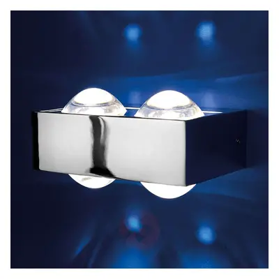 4 soczewki - lampa ścienna FOCUS 150, chrom