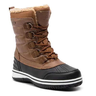 Śniegowce ELBRUS - Hallis Mid Wp Wo's Brown/Black