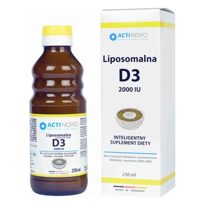 Liposomalna witamina D3 2000IU 125 porcji 250ml ActiNovo