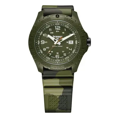 Traser Gent's Swiss P96 Soldier Watch with Camouflage Silicone Strap