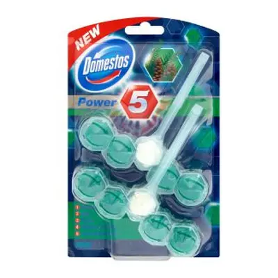 Domestos Power 5 kostka do WC 2x55g - pine