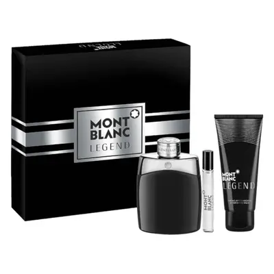 Montblanc Legend zestaw - woda toaletowa 100 ml + woda toaletowa 7,5 ml + balsam po goleniu 100 