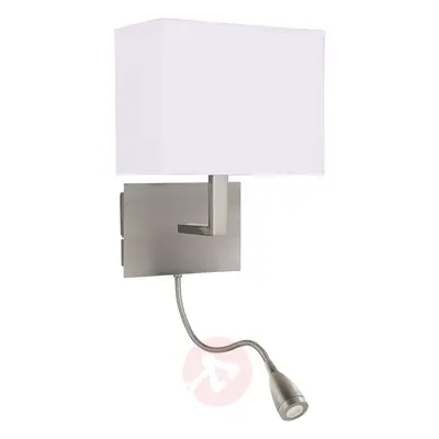 Lampa ścienna 6519 lampka do czytania LED, srebrna