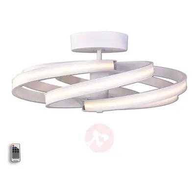 Zoya – nowoczesna lampa sufitowa LED, biała