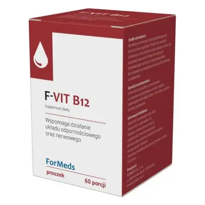 F-Vit B12 Witamina B12 Metylokobalamina 500mcg 60 porcji 48g ForMeds