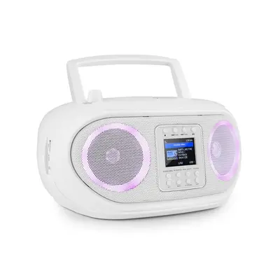 Auna Roadie Smart, boombox, internetové rádio, DAB/DAB+, FM, CD prehrávač, LED, WiFi, bluetooth