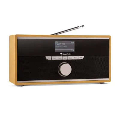 Auna Weimar DAB-rádio, internetové rádio, bluetooth, DAB+, FM, budík, prenosné