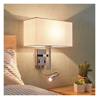 Lampa ścienna Pelto, ramię z lampką 2 przełączniki