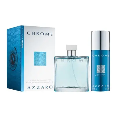 Azzaro Chrome zestaw - woda toaletowa 100 ml + dezodorant spray 150 ml