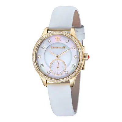 Thomas Earnshaw Ladies' Australis Watch with MOP Dial and Satin Strap