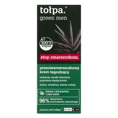 Tołpa green men stop zmarszczkom Przeciwzmarszczkowy krem łagodzący 50 ml