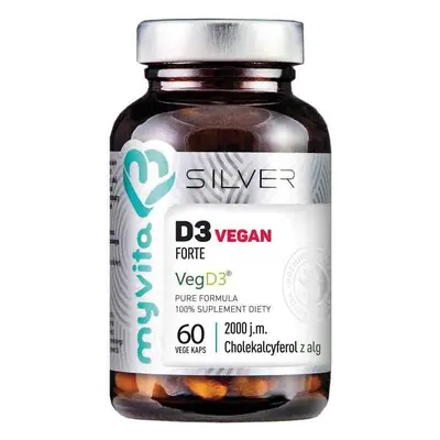 Witamina D3 D-3 VegD3 Vegan Forte 2000 IU 60 kapsułek 30 g MyVita Silver Pure