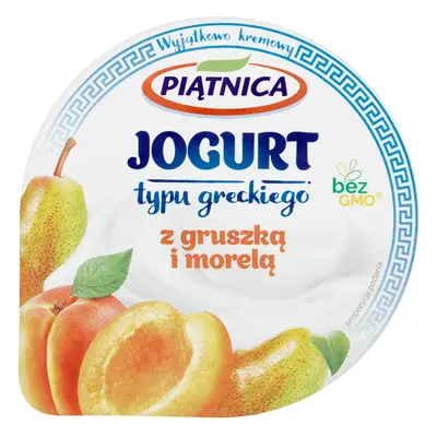 Piątnica Jogurt typu greckiego z gruszką i morelą 150 g