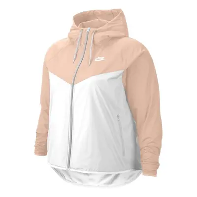 Kurtka damska Nike Sportswear Windrunner (duże rozmiary) - Biel