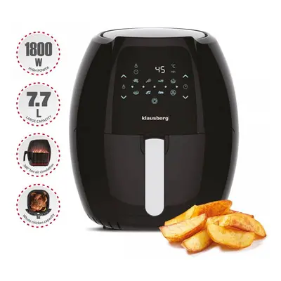 Frytkownica beztłuszczowa wielofunkcyjna Klausberg KB 7495 Air Fryer 7.7L 1800W