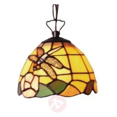 Ozdobna lampa wisząca LIBELLE w stylu Tiffany