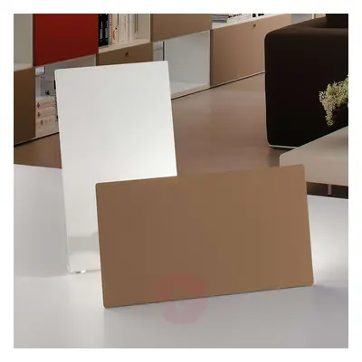 Stylowa lampa stołowa LED Time, brunatna