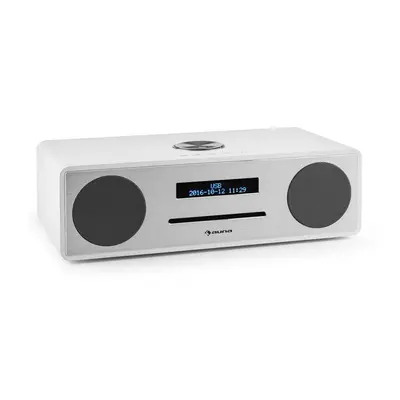 Auna Standford DAB-CD-rádio DAB+ bluetooth USB MP3 AUX FM, biela