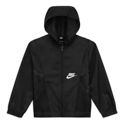 Kurtka z tkaniny dla dużych dzieci (chłopców) Nike Sportswear - Czerń