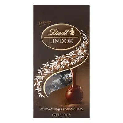 Lindt Lindor Pralinki z czekolady gorzkiej z nadzieniem 98 g