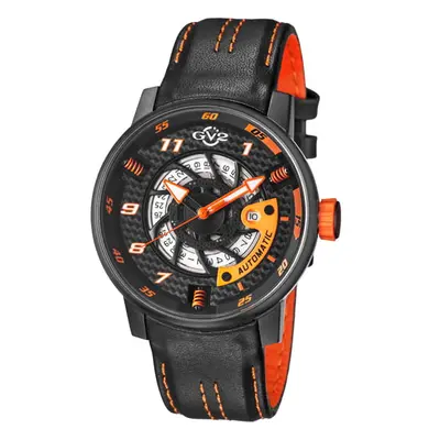 GV2 Gent's Motor Cycle Sport Ltd Edt Swiss Automatic Ruben & Sons Movement Watch with Genuine Le