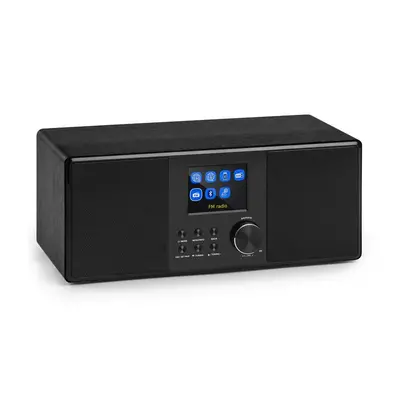 Auna Connect 120, internetové rádio, bluetooth, WLAN, DAB/DAB+, FM, RDS, USB, AUX