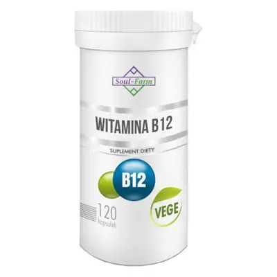 WITAMINA B12 120 KAPSUŁEK (100 mcg) - SOUL FARM