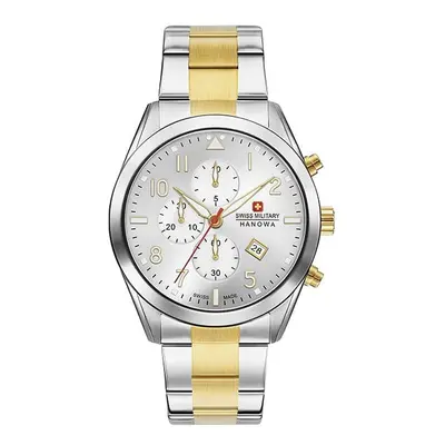 Swiss Military by Hanowa Gent's Helvetus Chronograph Watch with Stainless Steel Bracelet