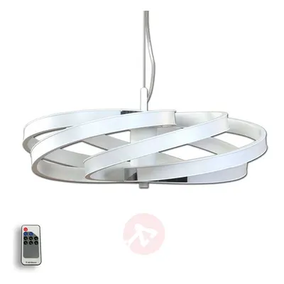 Dekoracyjna lampa wisząca LED Zoya, biała