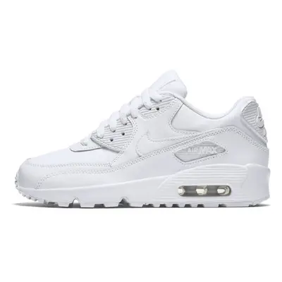 Buty dla dużych dzieci Nike Air Max 90 Leather - Biel