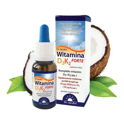 WITAMINA D3K2 FORTE 20 ML - Suplement Diety