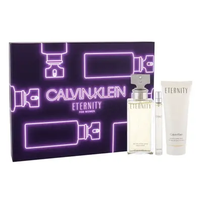 Calvin Klein Eternity zestaw - woda perfumowana 100 ml + woda perfumowana 10 ml + balsam do ciał