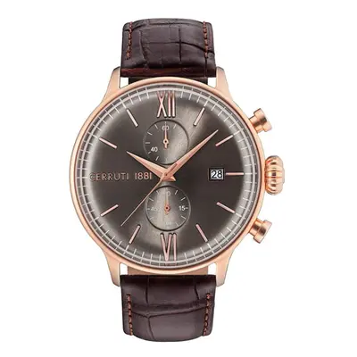 Cerruti 1881 Gent's Dervio Watch with Genuine Leather Strap