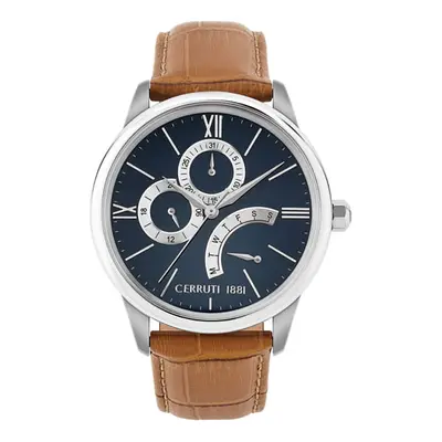 Cerruti 1881 Gent's Albiano Watch with Genuine Leather Strap